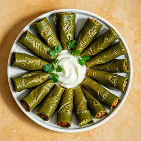 Kosovo Japrak - Stuffed Grape Leaves Recipe | Make Today